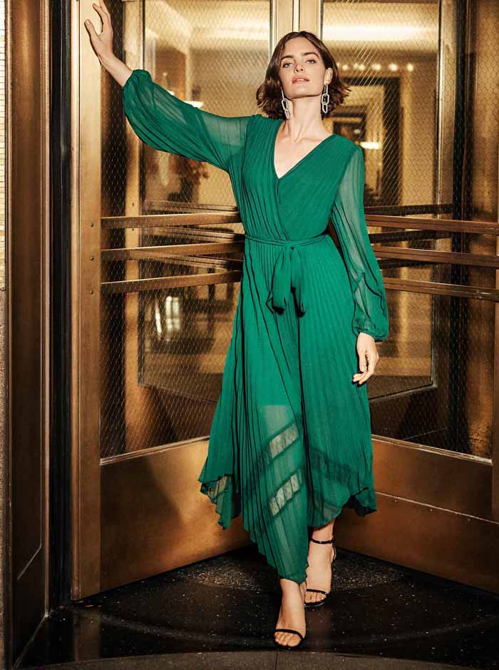 233708 Dress - True Emerald (Joseph Ribkoff)